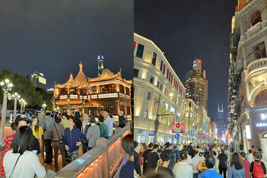 上海観光地・人通りの様子（2020年9月 弊社スタッフ撮影）