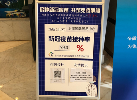 ワクチン接種率の記載